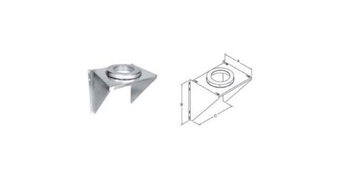 Selkirk 6" SuperPro Adjustable Wall Support - JSC6AWS