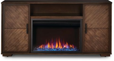 Napoleon Hayworth Media Console with 30 Inch Firebox - NEFP30-3620RLB