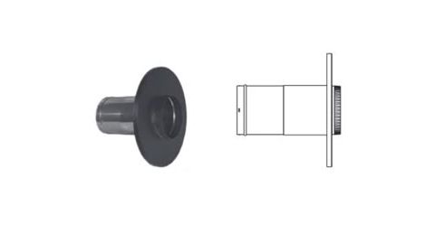 M&G DuraVent 6" DuraLiner Masonry Thimble w/ Slip Connector - 6DLR-MTSC1
