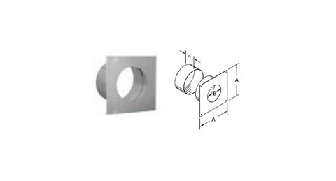M&G DuraVent 5x8 DirectVent Pro Universal Wall Thimble - 58DVA-WTU // 58DVA-WTU