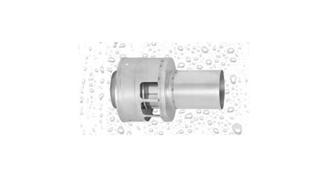 Metal-Fab Corr/Guard 3" Diameter Horizontal Termination (304SS) - 3CGRHT-C40