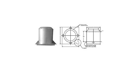 Selkirk 5x8 Direct-Temp Attic Insulation Shield - 5DT-AIS