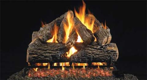 Real Fyre 18" G4 Charred Oak Log Sets - CHDG4-18