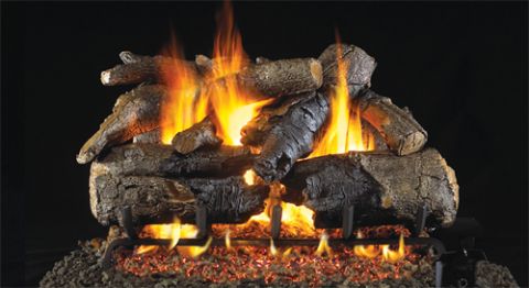 Real Fyre 18" G4 Charred American Oak Log Sets - CHAOG4-18