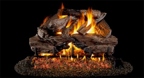 Real Fyre 18" G4 Charred Cedar Log Sets - CHCRG4-18