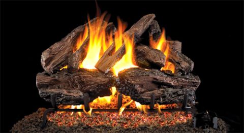 Real Fyre 24" G4 Charred Red Oak Log Sets - CHREDG4-24