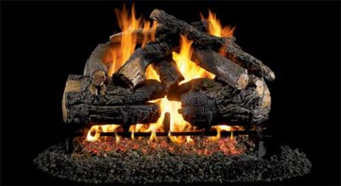 Real Fyre 24" GX4 Pioneer Oak Log Sets - PNGX4-24