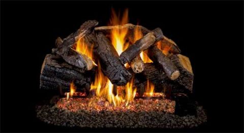 Real Fyre 30" GX4 Charred Majestic Oak Log Sets - CHMJGX4-30