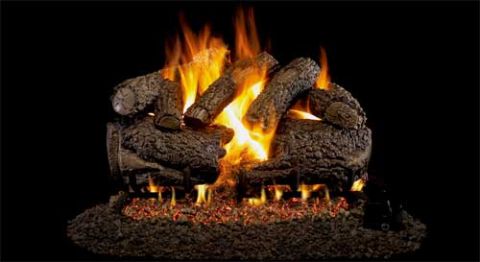 Real Fyre 30" G4 Charred Forest Oak Log Sets - CHFG4-30