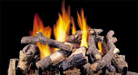 Real Fyre 18" G4 Charred Oak Stack Log Sets - CHDSG4-18
