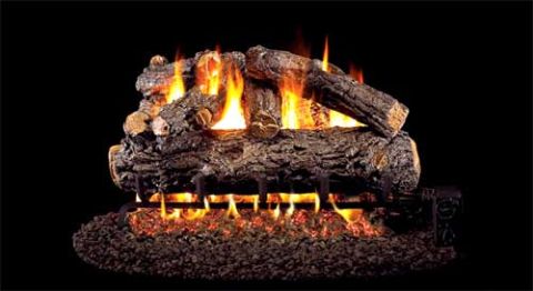Real Fyre 18" G4 Rustic Oak Designer Log Sets - HRDG4-18