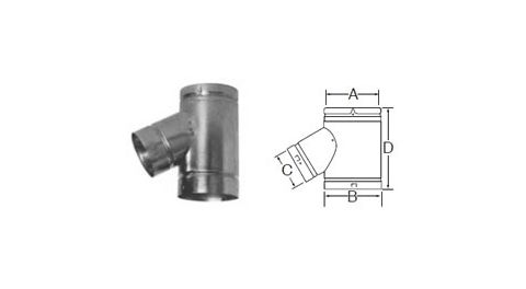 Selkirk 6'' RV Fixed WYE 6x4 - 106134 - 6RV-4FY