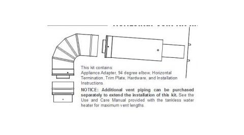 Rheem Vent Kit - RTG20147-1
