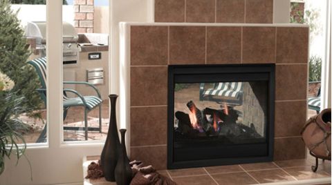 Majestic Twilight II 36" Indoor/Outdoor Gas Fireplace - TWILIGHT-II-C