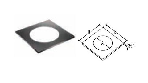 M&G DuraVent 16'' DuraTech Trim Collar for Round Support Box - 99445TS // 16DT-TCSB