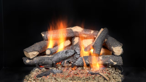 Majestic Fireside Supreme Oak See-Through