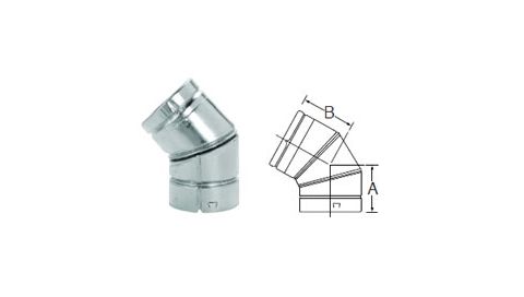 Selkirk 5'' RV 45/60° Adjustable Elbow - 105222 - 5RV-EL45/60