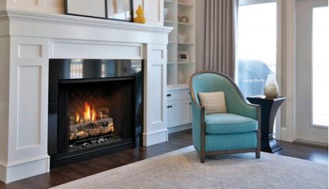 Kingsman Zero Clearance Clean View Circulating Universal Vent Free Firebox - 42" Wide - ZVFCV42