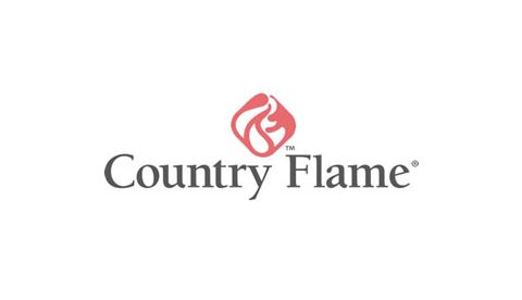 Country Flame Universal Doors - 400 Series w/ Airwash/Etched Glass - 2943-400A-UDS-ETCH