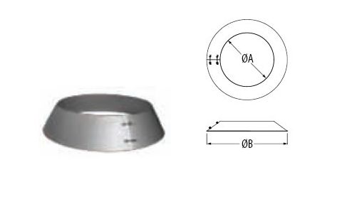 M&G DuraVent 12'' DuraTech Storm Collar - 99259 // 12DT-SC