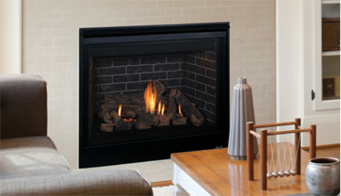 Superior 45" Direct-Vent Fireplace, Top/Rear Combo - DRT3545