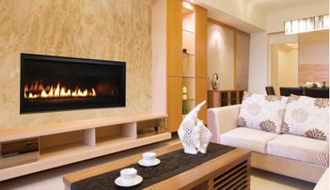 Superior 54" Direct-Vent Fireplace, Linear - DRL3054