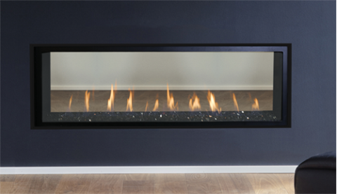 Superior 60" Direct Vent Fireplace, Linear - DRL4060