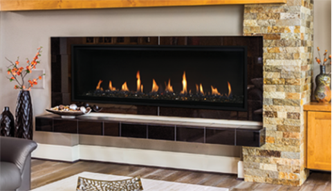 Superior 60" Direct Vent Fireplace, Linear - DRL4060