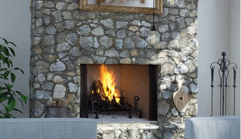 Superior 50" Wood-Burning Fireplaces, Paneled - WRT4550