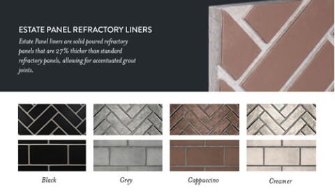 Estate Panel Refractory Liners