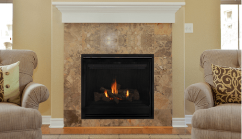 Astria Gemini 35 Direct-Vent Gas Fireplaces - GEMINI35