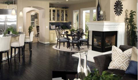 Astria Eros 35 Direct-Vent Fireplace - Top/Rear Combo - Peninsula - Louvered - EROS35PF