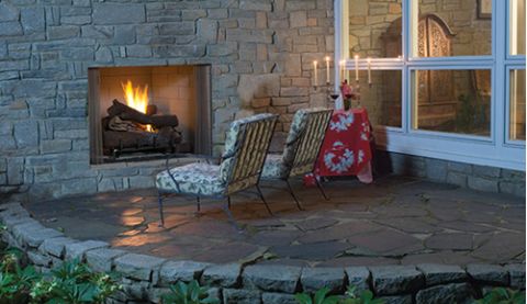Superior 36" Outdoor Vent-Free Fireboxes, Paneled - VRE4536