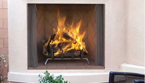 Superior 36" Outdoor Wood-Burning Fireplaces, Masonry - WRE6036