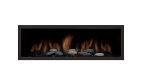 Sierra Flame 55 Natural Gas Direct Vent Linear Gas Fireplace - STANFORD-55G-NG-DELUXE