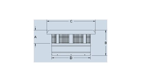 Security Chimneys 16'' SM Rain Cap - SM16CU3H