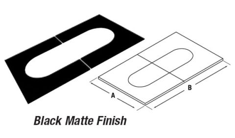 Selkirk MetalBest 6" Ultra-Temp Adj. Pitch Ceiling Plate - 6T-PCPAJ