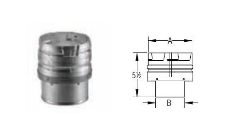 M&G DuraVent 4" DuraConnect I Appliance Connector - 4DVC