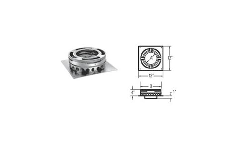 M&G DuraVent 7'' DuraPlus Base Plate - 9101 // 7DP-BP