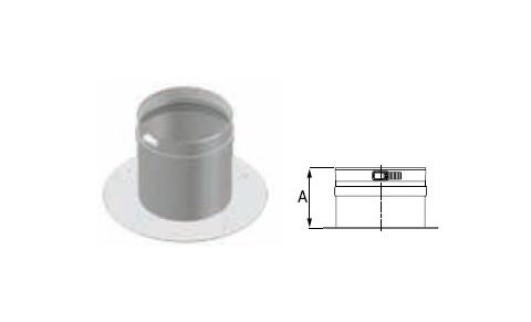 M&G DuraVent 6'' FasNSeal Thermal Solutions Appliance Adapter - FSA-TS6 // FSA-TS6