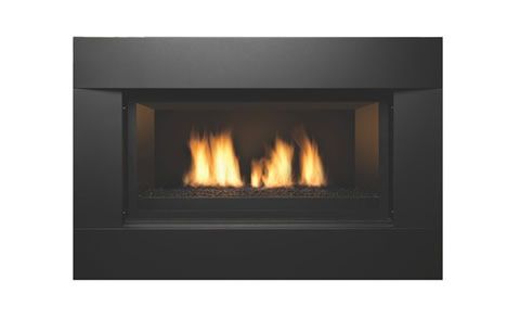 Sierra Flame 36 Natuaral Gas Deluxe Direct Vent Linear Gas Fireplace - NEWCOMB-36-DELUXE-NG