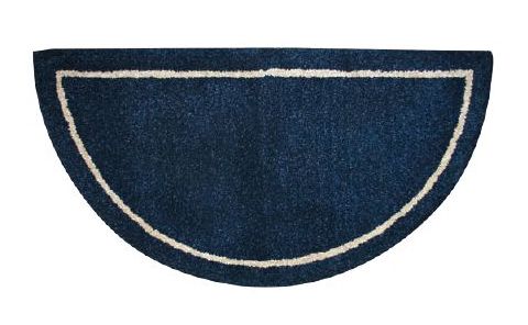 Uniflame Deep Blue Hand Tufted 100% Wool Rug - R-4000