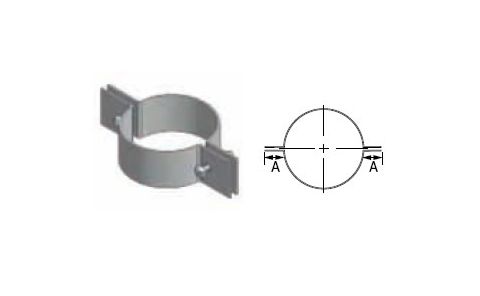 M&G DuraVent 23'' FasNSeal Support Clamp - FSCL23 // FSCL23