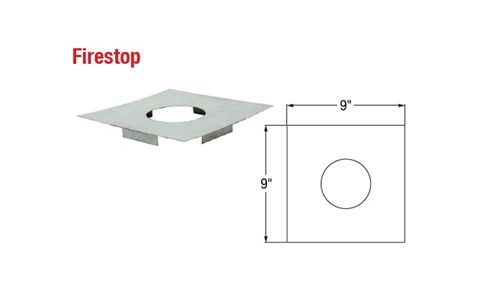 Selkirk 4 Ultimate Pellet Pipe Firestop - 824011 - 4UPP-FS