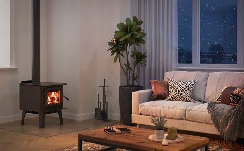 Osburn 950 Wood Stove - OB00950 installed