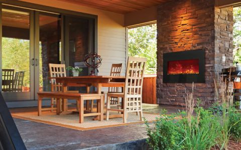 Amantii WM-BI-28-3421 Electric Fireplace - Wall Mount/Built In - WM-BI-28-3421