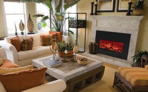 Amantii Large Electric Fireplace Insert - INSERT-33-4230