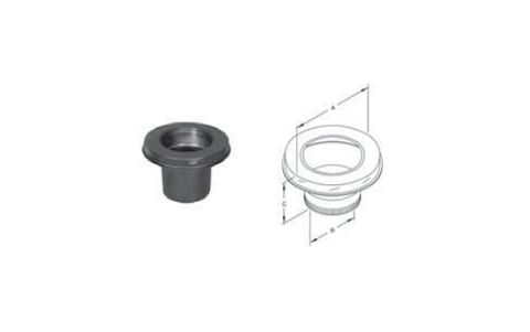 Selkirk 7" SuperPro Black Stove Pipe Adapter - JSC7ASE