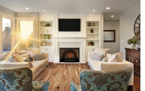 Woodland 18 Electric Log SetInstalled in living room