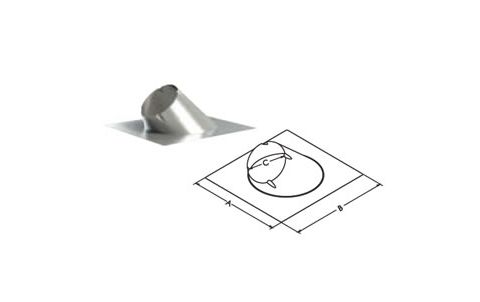M&G DuraVent 8" DuraChimney II Roof Flashing 7/12 - 12/12 Pitch - 8DCA-F12